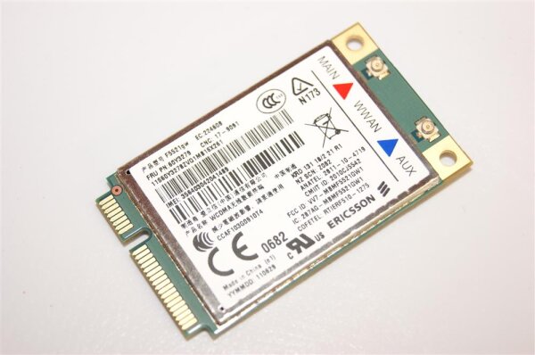 Lenovo Thinkpad T420s 4174-W45 WWAN UMTS Karte Ericsson 60Y3279 #2906