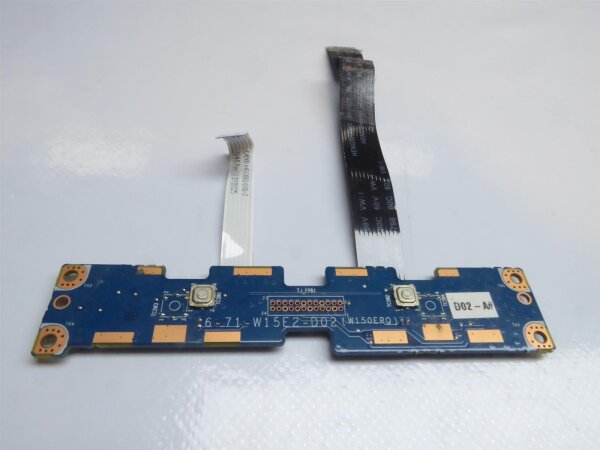 Clevo W170ER XMG Touchpad Maustasten Button Board inkl. Kabel 6-71-W15E2-D02 #2909