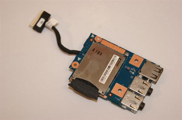 Lenovo B570 Kartenleser Audio USB Board incl. Kabel 55.4IH02.011 #2923