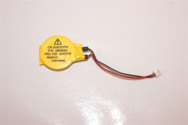 ThinkPad T520i CMOS Bios Batterie mit Kabel 02K7078 #2986