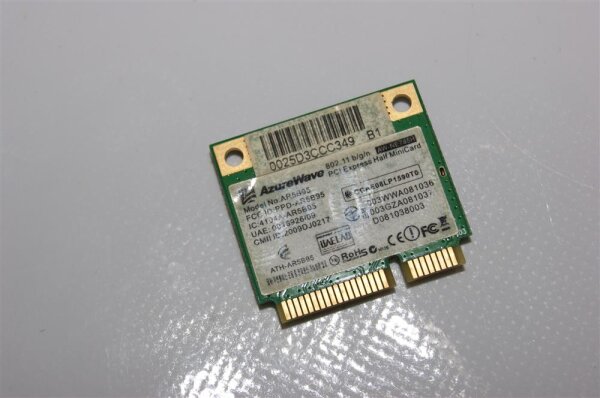ASUS A52J K52JR WLAN Karte WIFI Modul halfsize Wireless AR5B95 #3076
