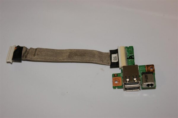 Medion Akoya E6214 MD 98330 Dual USB Powerbuchse Strombuchse Board + Kabel #2202