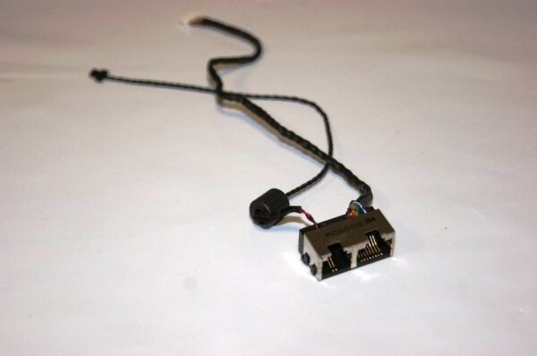 Zepto Notus A12 LAN RJ45 Modem RJ11 Buchse incl Kabel 8809524 #3144