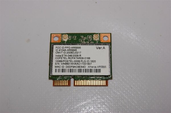 Emachines E443 Series WLAN WIFI Karte Card AR5B95 #3154