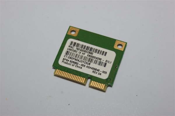 HP Pavilion DV6-3007so WLAN Wifi Karte Card 605560-005  #3163