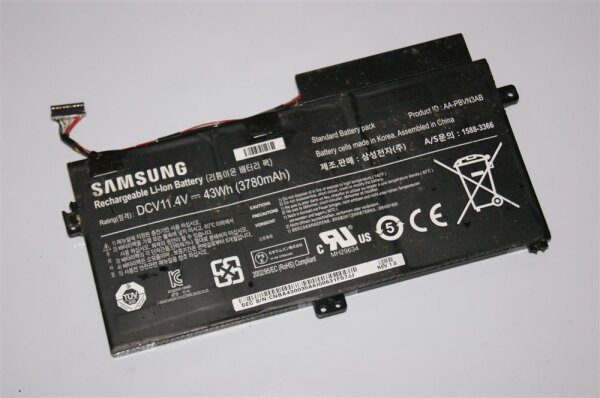SAMSUNG 370R NP370R5E ORIGINAL AKKU Batterie AA-PBVN3AB #3186