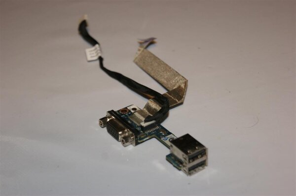 HP EliteBook 8540w Dual USB VGA Board mit Kabel LS-4952P #3196