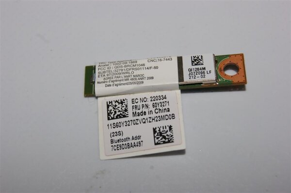 Lenovo ThinkPad X121e 3051-62G Bluetooth Modul 60Y3271 #3205