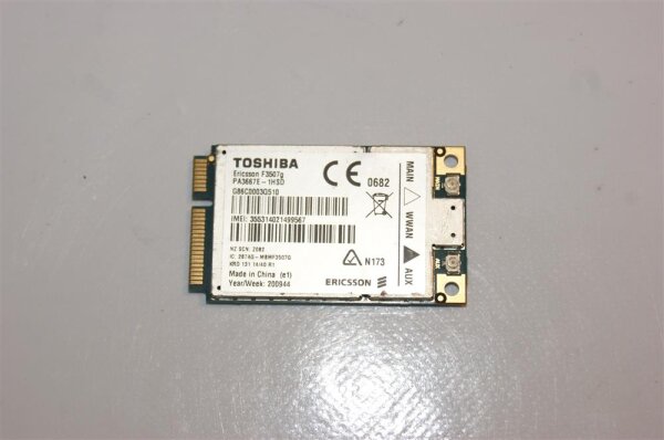 Toshiba Tecra S10-15Z WWAN UMTS Card PA3667E-1HSD #3283
