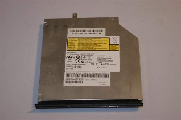 MSI CX720 MS-1738 SATA DVD Laufwerk 12,7mm AD-7580S #3288