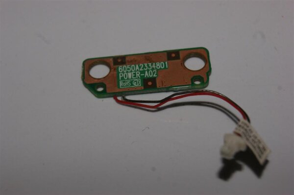 TOSHIBA Satellite C655 Powerbutton Board mit Kabel 6050A2334801 #2761