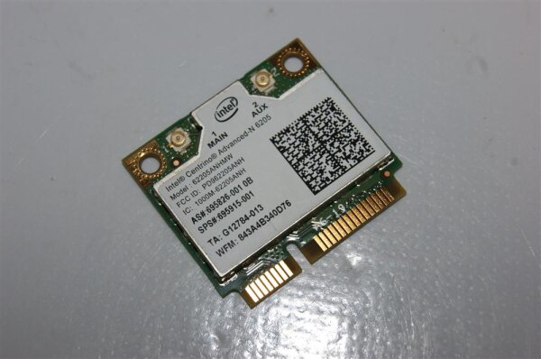 Fujitsu LifeBook E752/751 WLAN WIFI Karte Card 62205ANHMW #3369