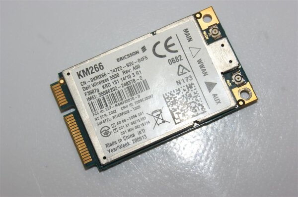 Dell WWAN UMTS Karte Card KM266 0KM266  #3380_08