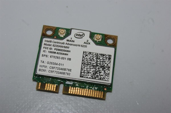 Samsung NP532U WLAN WIFI Karte Card 6235ANHMW #3418