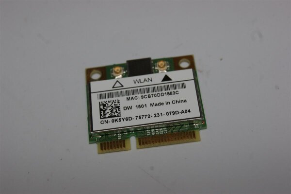 Dell Latitude 5420 WLAN WIFI Karte DW 1501 0K5Y6D #3082