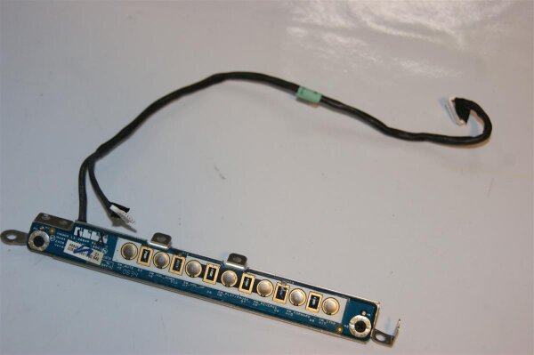 Dell Inspiron 9400 Multimedia Button Board mit Kabel HAQ00 LS-2884P #3451
