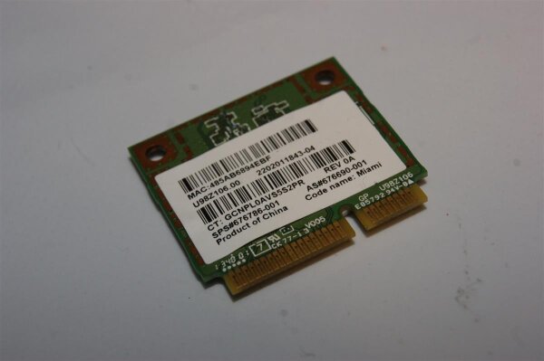 HP Chrome 14-q030ef WLAN Karte WIFI Card 676786-001 #3550