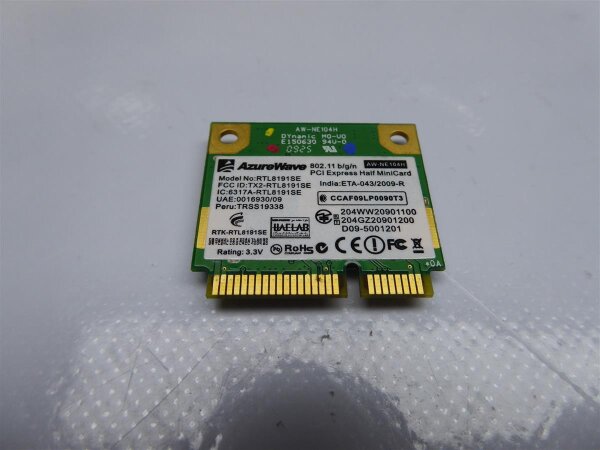 Medion Akoya S5612 WLAN Karte Wifi Card RTL8191SE #3569