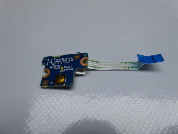 HP ProBook 640 g1 Powerbutton Board mit Kabel 6050A2566601 #3596