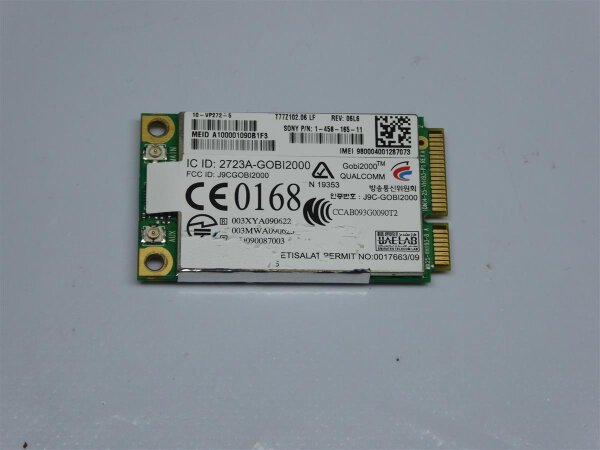 Sony Vaio PCG 21211M WWAN UMTS Karte GOBI2000 2713A #3637