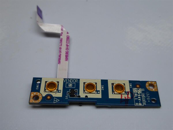 Dell Latitude E6430 WLAN Schalter Media Button Board LS-7783P #3642