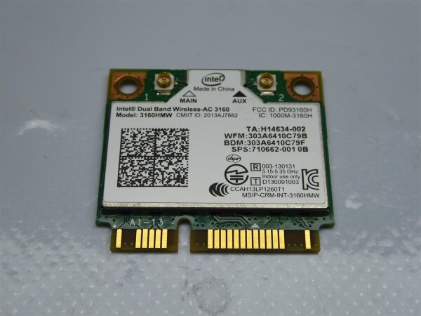 Medion Akoya E1232T WLAN Karte Wifi Card 710662-001 #3644