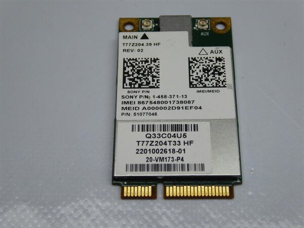 Sony Vaio SVS131E21M WWAN UMTS Karte Gobi3000 1-458-371-13  #3663