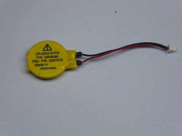 Lenovo ThinkPad T520 Bios CMOS Batterie Battery 08K8050 #2969