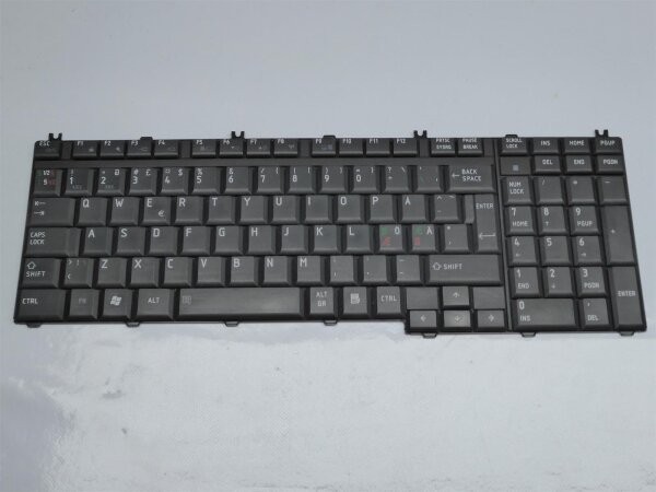 Toshiba Satellite Pro L550D-11J ORIGINAL Keyboard nordic Layout!!   #3723