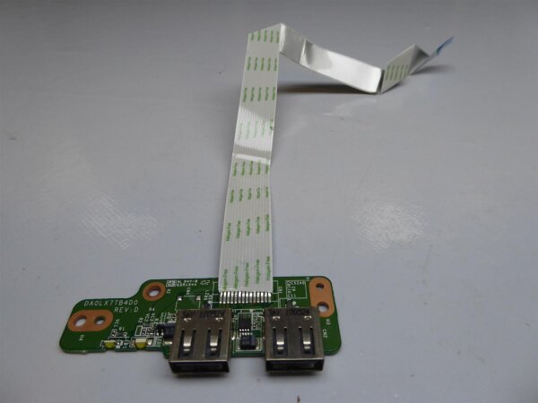 HP Pavillion DV7 4000 Serie Dual USB Board mit Kabel DA0LX7TB4D0  #3768