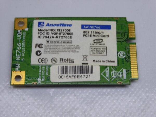 Fujitsu Siemens Amilo XA2528 Orig. AzureWave RT2700E WLAN Karte AW-NE766 #2494