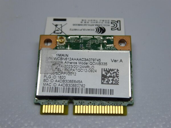 Packard Bell EasyNote TE69kb WLAN Karte Wifi Card QCWB335 #2315