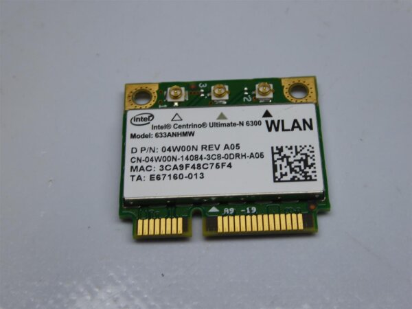 Dell Latitude e6540 WLAN Karte Wifi Card 04W00N #3802