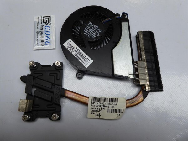 HP Pavilion 15-072so Kühler Lüfter Cooling Fan + Wärmeleitpaste 725686-001 #3813