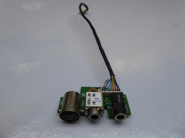 HP Pavillion HDX 9000 Sound Video Board mit Kabel 6050A2123901 #3831