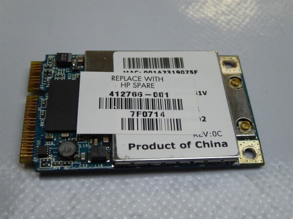 HP Pavilion DV9000 Serie WLAN Karte WIFI Card 412766-001   #2156