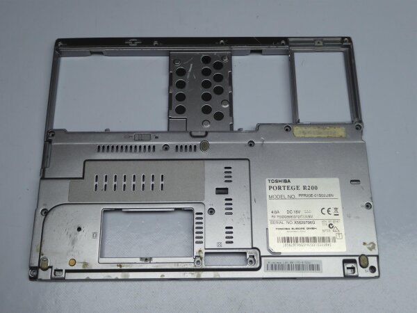 Toshiba Portege R200 Gehäuse Unterteil Schale AM000646911A  #3868