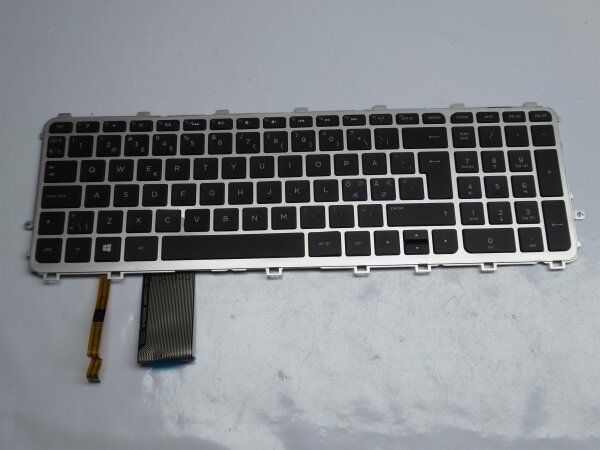 HP ENVY 15 15-j119so ORIGINAL Backlit Keyboard nordic Layout! 720244-DH1 #3912