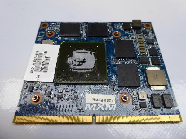 HP EliteBook 8540w Nvidia Quadro FX 1800M Grafikkarte 595822-001 #65041