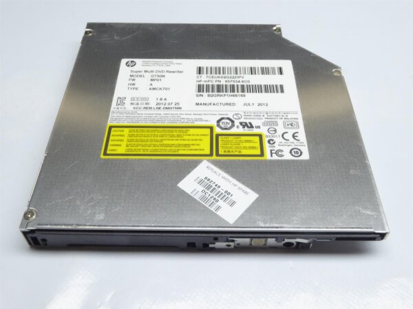 HP Pavilion G7 2000 Serie SATA DVD Laufwerk 12,7mm AD-7760H 682749-001 #3010