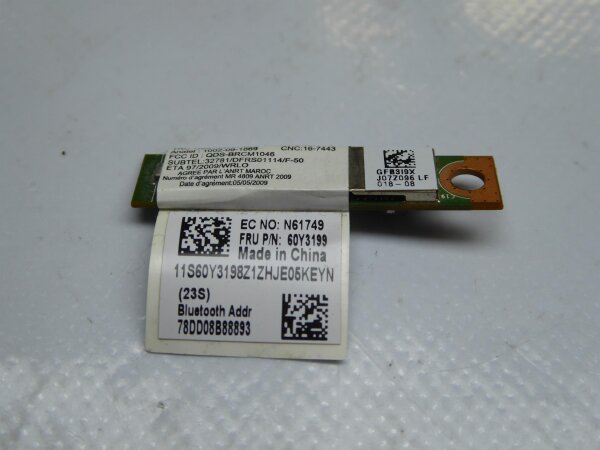 Lenovo ThinkPad W510 Bluetooth Modul 60Y3199 #2703