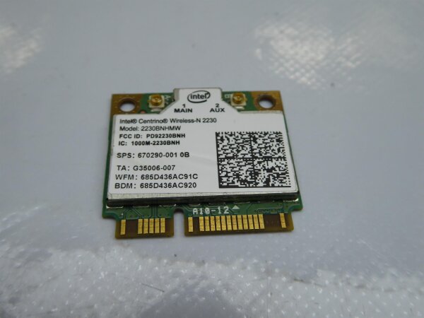 Asus N56V8 WLAN Karte Wifi Card 670290-001 #3967