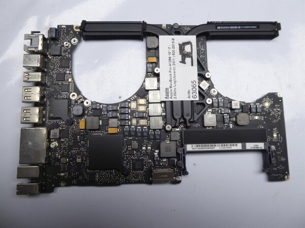 Apple MacBook Pro A1286 15" i7 2.0Ghz  820-2915-A Mainboard Early 2011 #3836