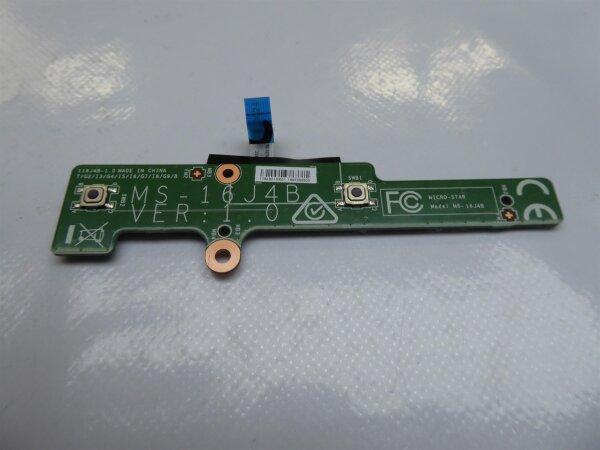MSI GE72 6QF Touchpad Maustasten Board MS-16J5B #3984
