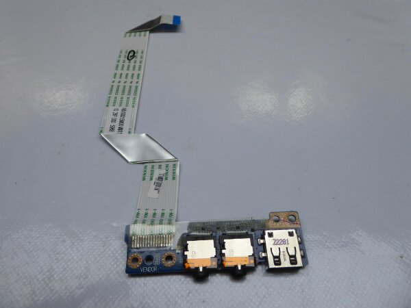 HP Envy Ultrabook 6 1000 Serie Audio Sound Board mit Kabel LS-8661P #3995