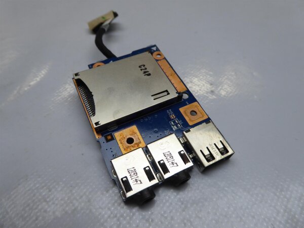 Lenovo B570e USB Audio SD Board incl. Kabel cable 55.4IH02.011 #4007