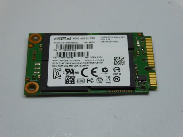 Toshiba Satellite Z830 120GB mSATA SSD von Crusial DPAE55P002 #3246