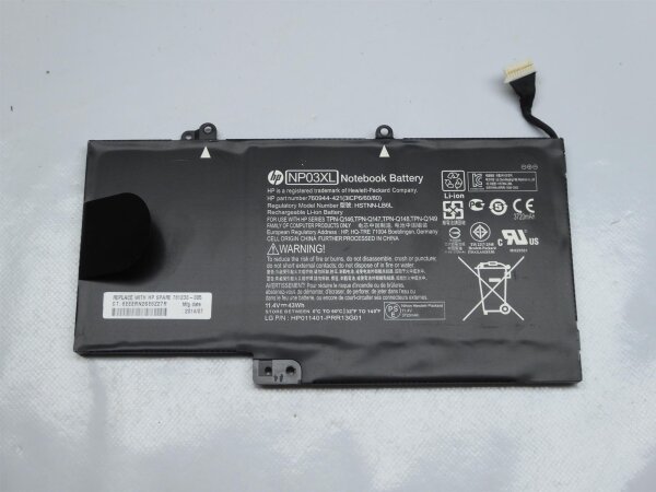HP Pavilion 13 13-b000no ORIGINAL Akku Batterie 761230-005 NP03XL #A27