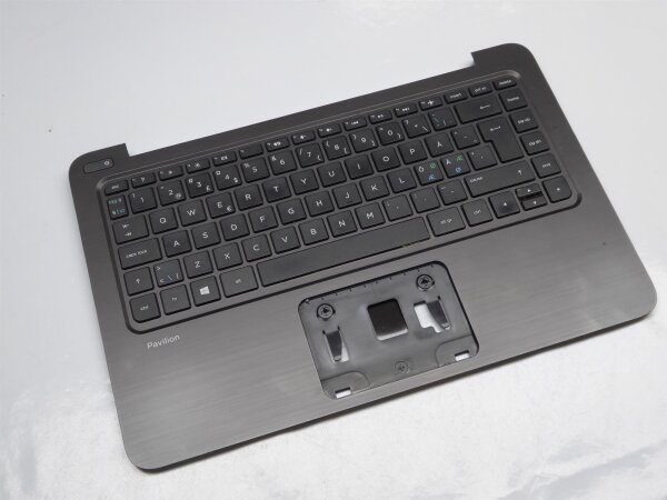 HP Pavilion 13 13-b000no Gehäuse Oberteil + nordic Keyboard EAY61005030 #4026