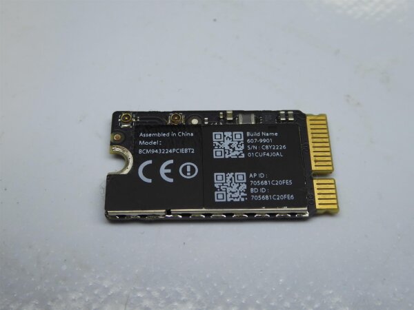 Apple MacBook Air 13" A1465 WLAN Bluetooth Karte 607-9901 Mid 2012 #3074